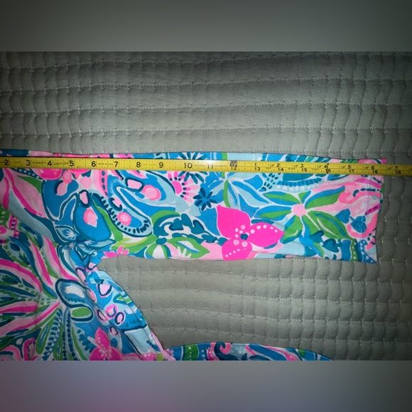 Lilly Pulitzer Geanna Swing Dress Turquoise Oasis Golden Hour Sz small EUC - Picture 12 of 15